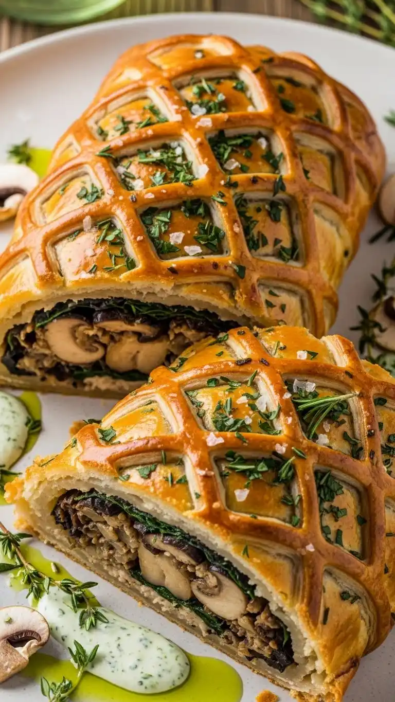 10 Vegan Christmas Dinner Recipes for a Stress-Free Holiday Meal 2 1. Mushroom Wellington with Herb Crust