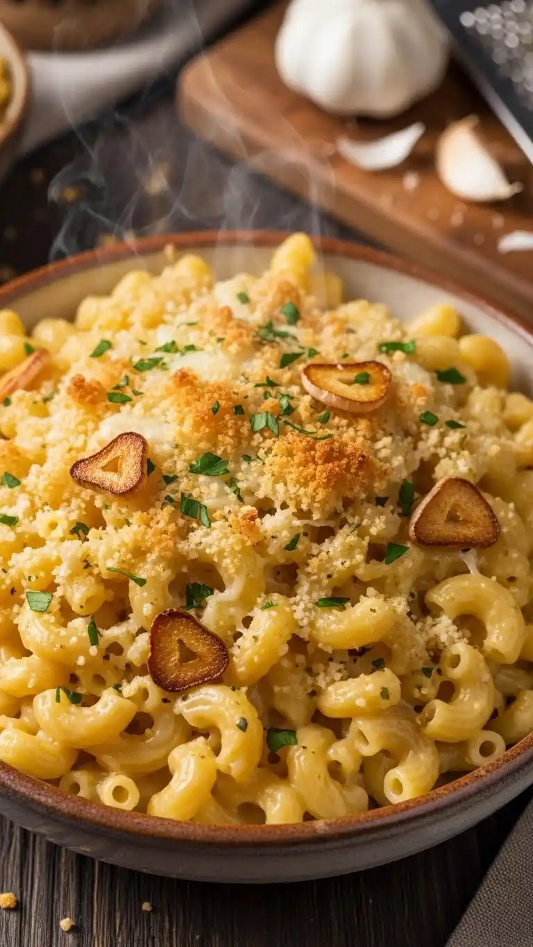 14 Delicious Mac and Cheese Variations Recipes 3 Garlic Parmesan Mac and Cheese