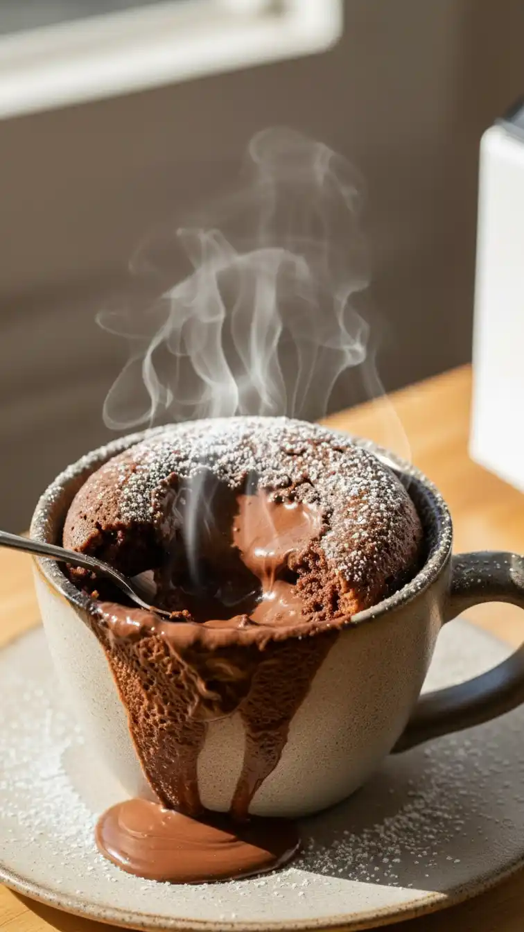 Easy 3-Ingredient Nutella Mug Cake Recipe 2 3 ingredient nutella mug cake02