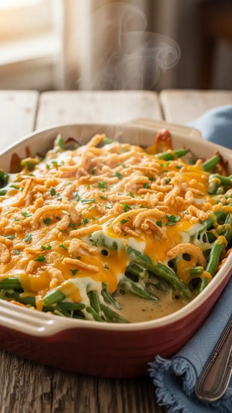 12 Sweet & Savory Side Dishes That Make Any Feast Legendary 7 Cheesy Green Bean Casserole