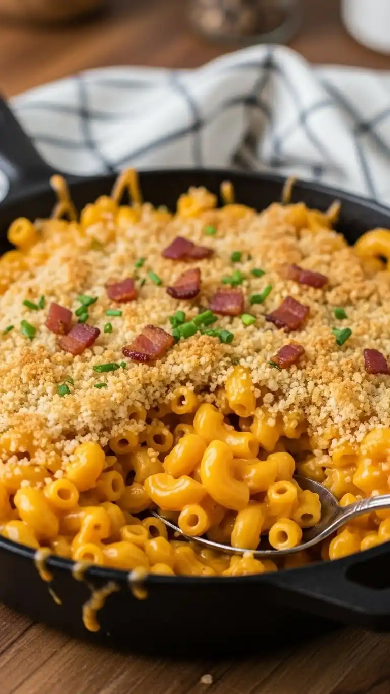 14 Delicious Mac and Cheese Variations for Holiday Tables 2 Classic Cheddar Mac and Cheese with a Crunchy Twist 1