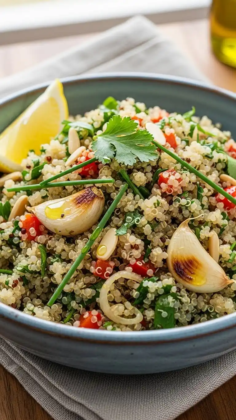 10 Healthy Holiday Side Dishes That Actually Taste Amazing 5 Garlic & Herb Quinoa Pilaf