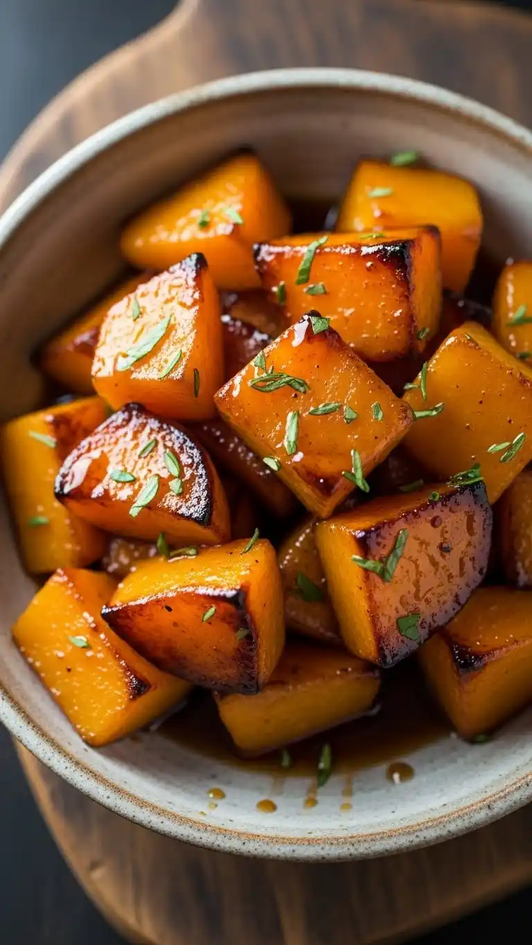 10 Holiday Side Dishes That Will Steal the Show 10 _Maple-Glazed Roasted Butternut Squash00