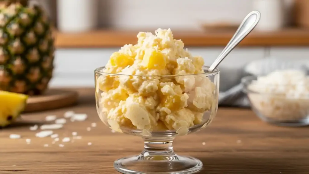 Pineapple Fluff Dessert: The Retro Sweet That Feels Like a Hug in a Bowl 4 No-Marshmallow Pineapple