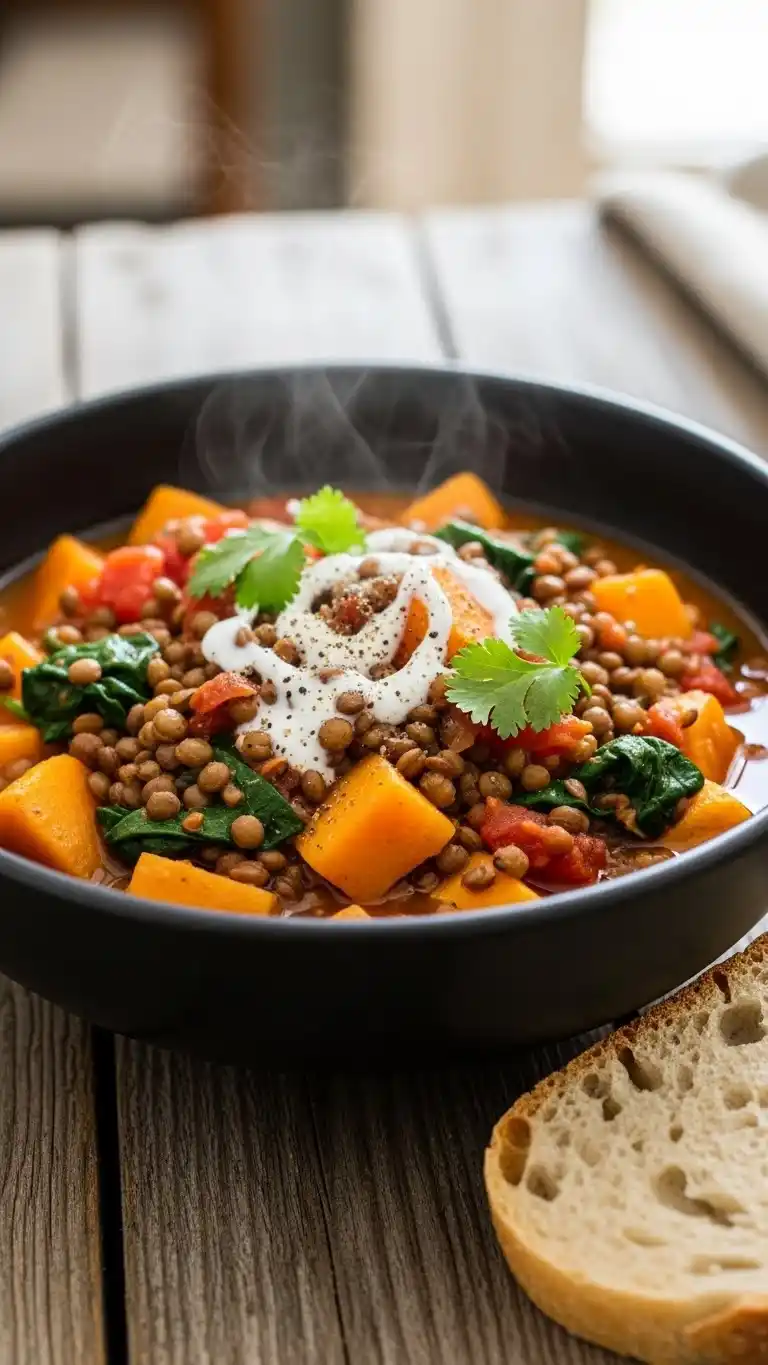 15 Yams Recipes That Will Steal the Spotlight 12 _Yam and Lentil Stew