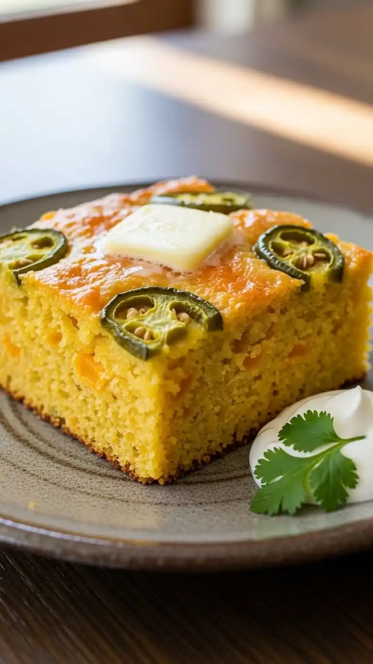 Cheddar Jalapeño Cornbread with the Perfect Kick Recipe 3 cheddar jalapeño cornbread02