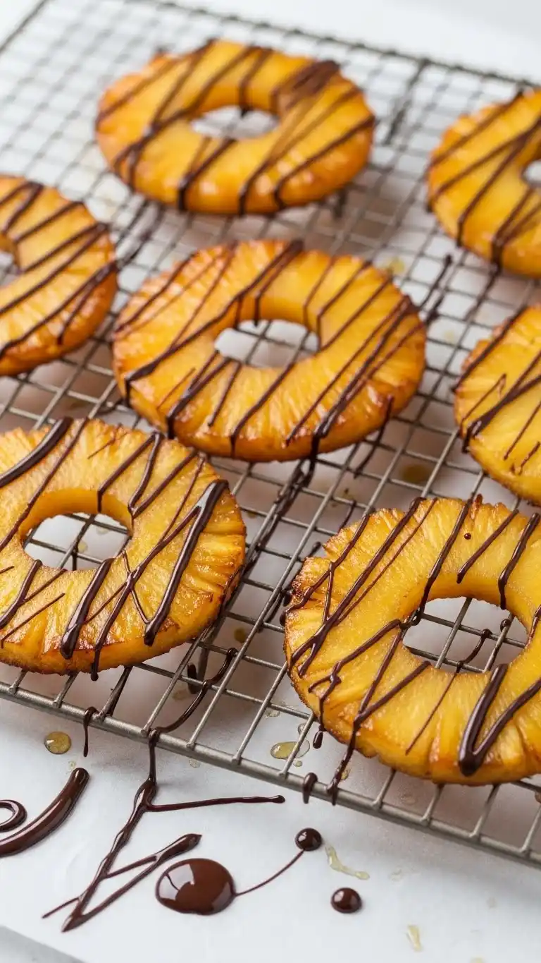 Irresistible Chocolate Caramelized Pineapple in Minutes 3 _chocolate caramelized pineapple