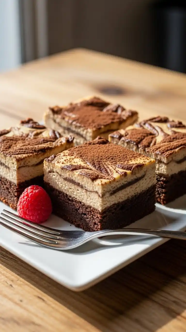 Mocha Cheesecake Brownies 4 mocha cheesecake brownies1