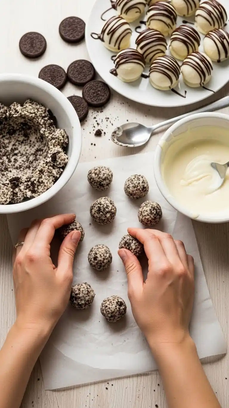 No-Bake Oreo Truffles Recipe: The Easiest Dessert You’ll Ever Make 2 no bake oreo truffles 22