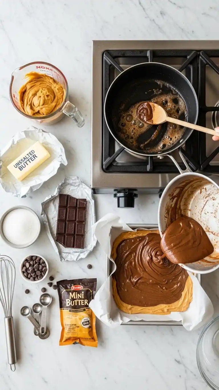 No-Bake Peanut Butter Chocolate Fudge That Melts in Your Mouth 2 no bake peanut butter chocolate fudge2