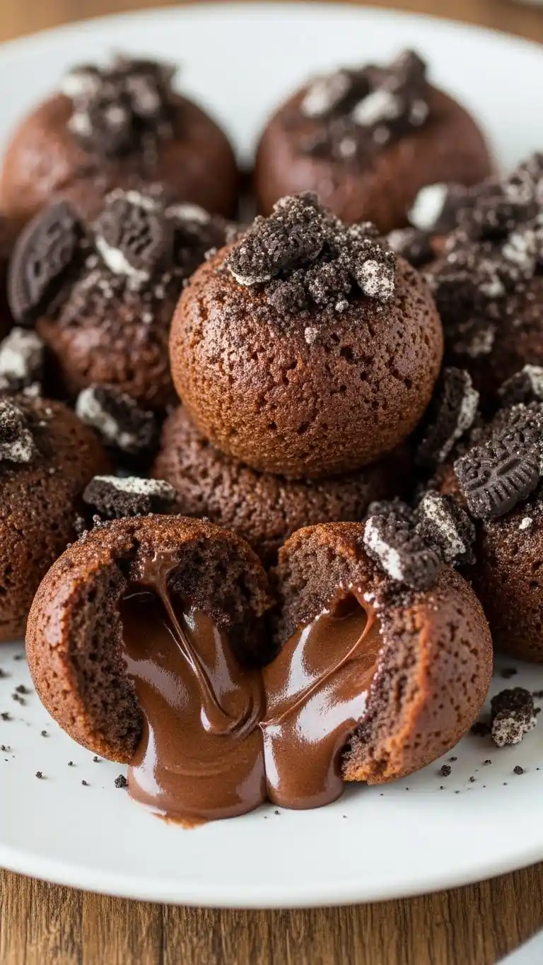 Chocolatey Oreo Nutella Lava Bites Recipe 3 oreo nutella lava bites 01