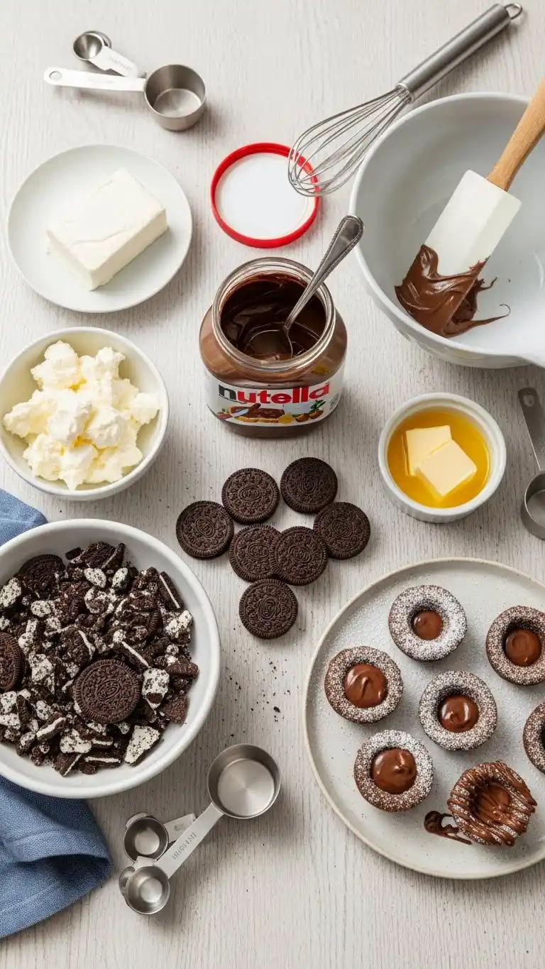 Chocolatey Oreo Nutella Lava Bites Recipe 2 oreo nutella lava bites treat