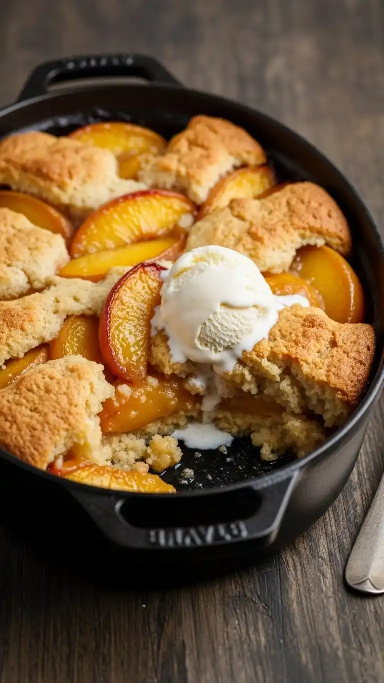 Classic Peach Cobbler Made Simple (No Fancy Steps) 4 peach cobbler 12
