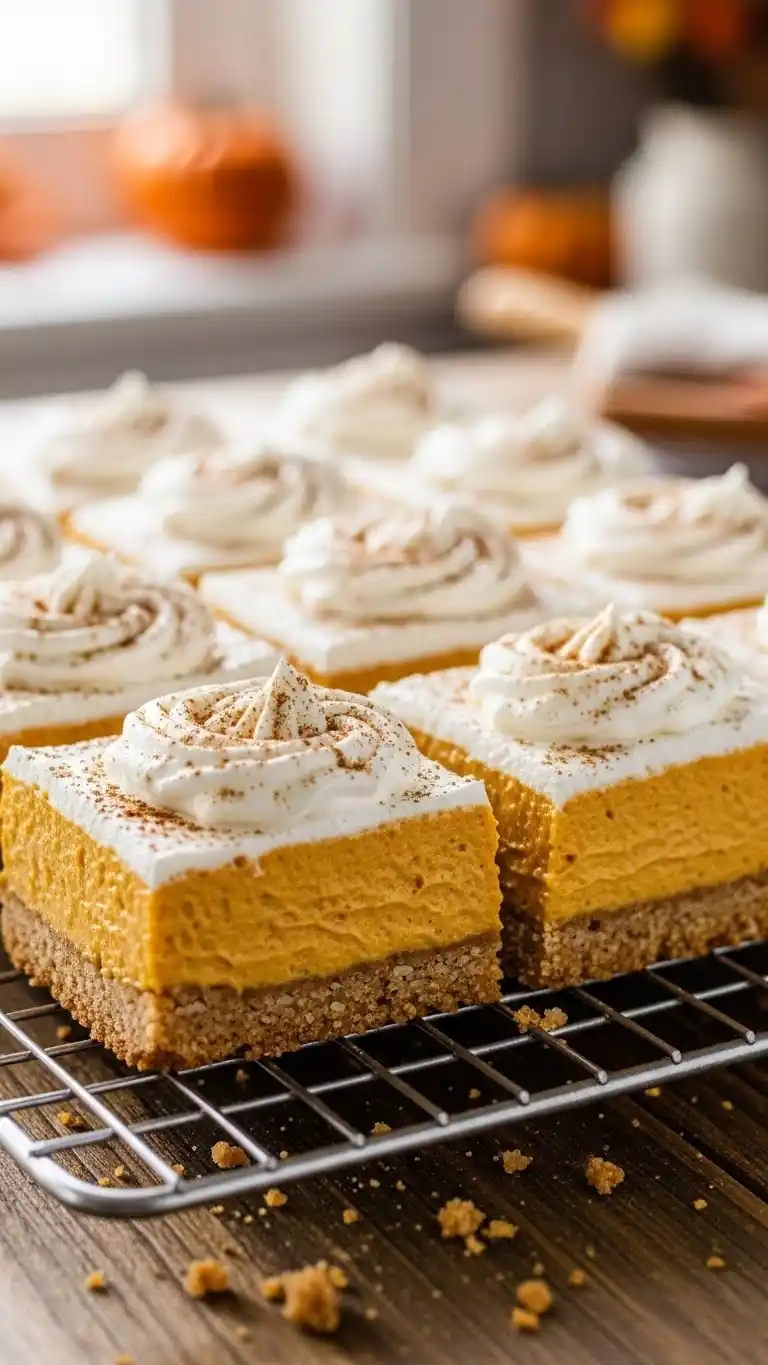 Chewy & Creamy Pumpkin Pie Bars Recipe 4 pumpkin pie bars2