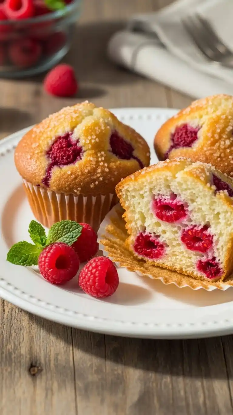 Easy Raspberry Muffins Recipe That Stay Moist for Days 3 raspberry muffins2