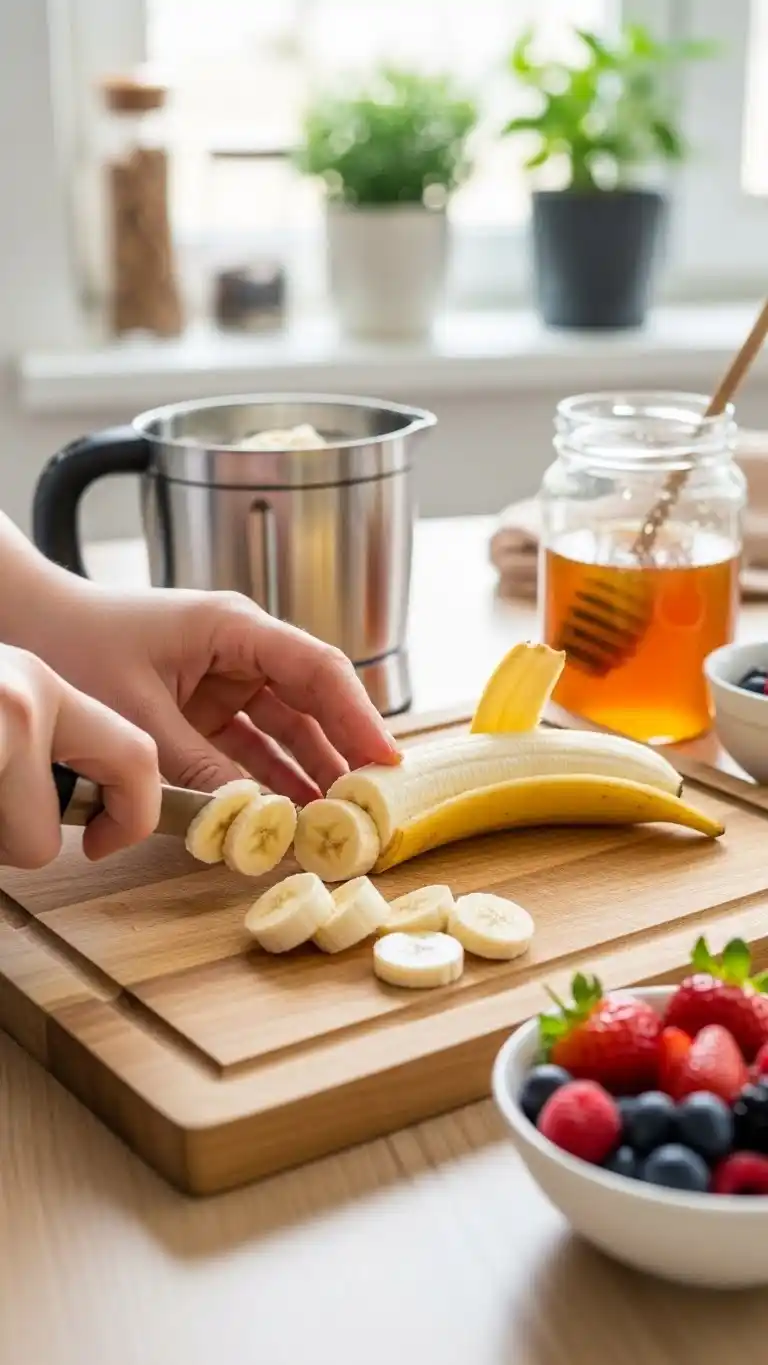 3-Ingredient Banana Ice Cream (Smoothie in Disguise) 3 3 ingredient banana ice cream2