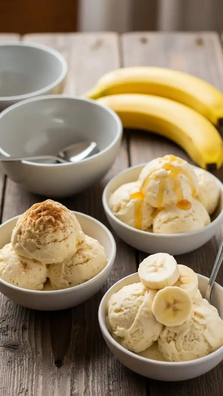 3-Ingredient Banana Ice Cream (Smoothie in Disguise) 4 3 ingredient banana ice cream3