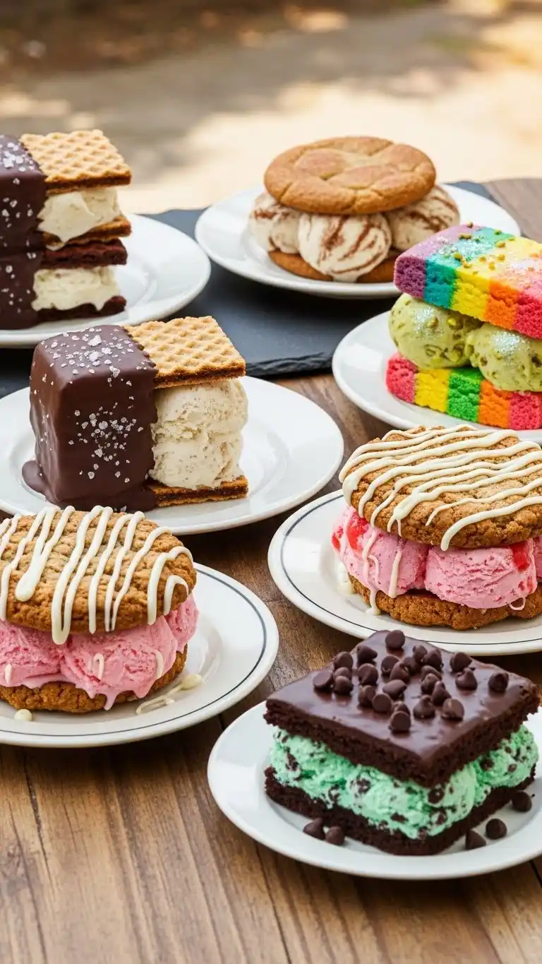 3-Ingredient Ice Cream Sandwiches, Dessert Genius Style 4 3ingredients icecream sandwiches.
