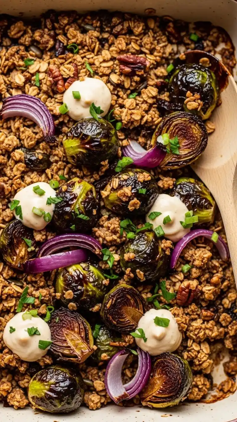 9 Quick Holiday Side Dishes for Busy Hosts 10 Balsamic Glazed Brussels Sprouts Vegan Crisp