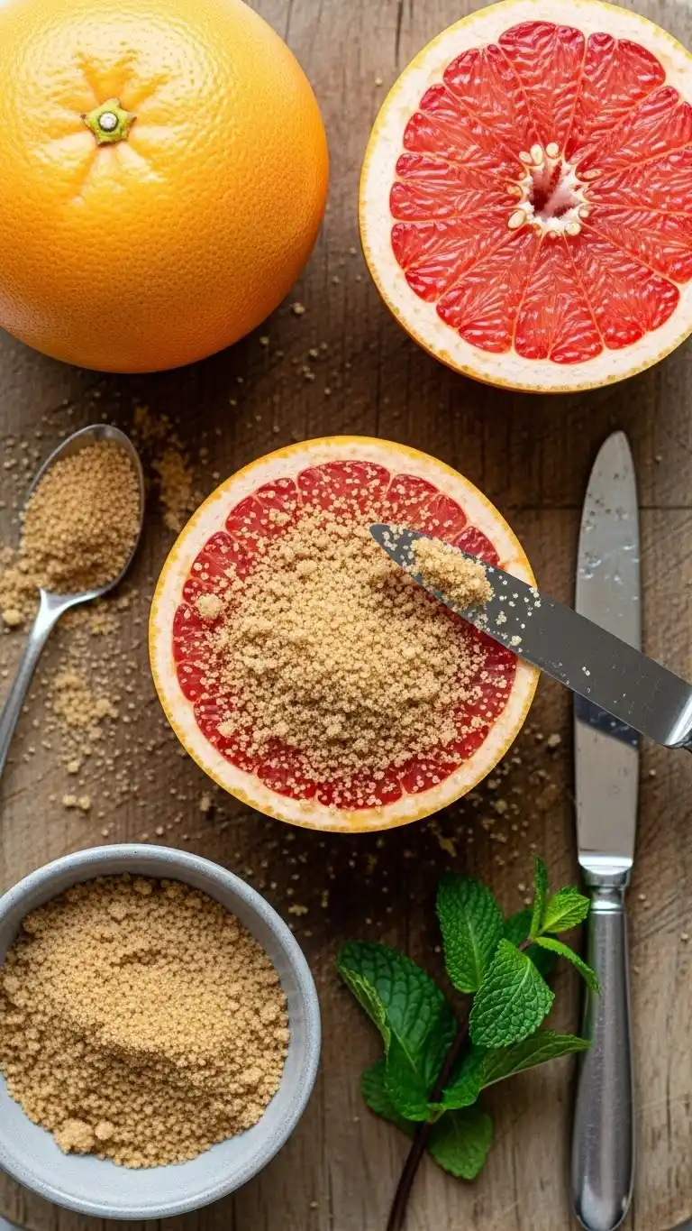 Baked Grapefruit with a Brown Sugar Twist 3 Brown Sugar Baked Grapefruit2