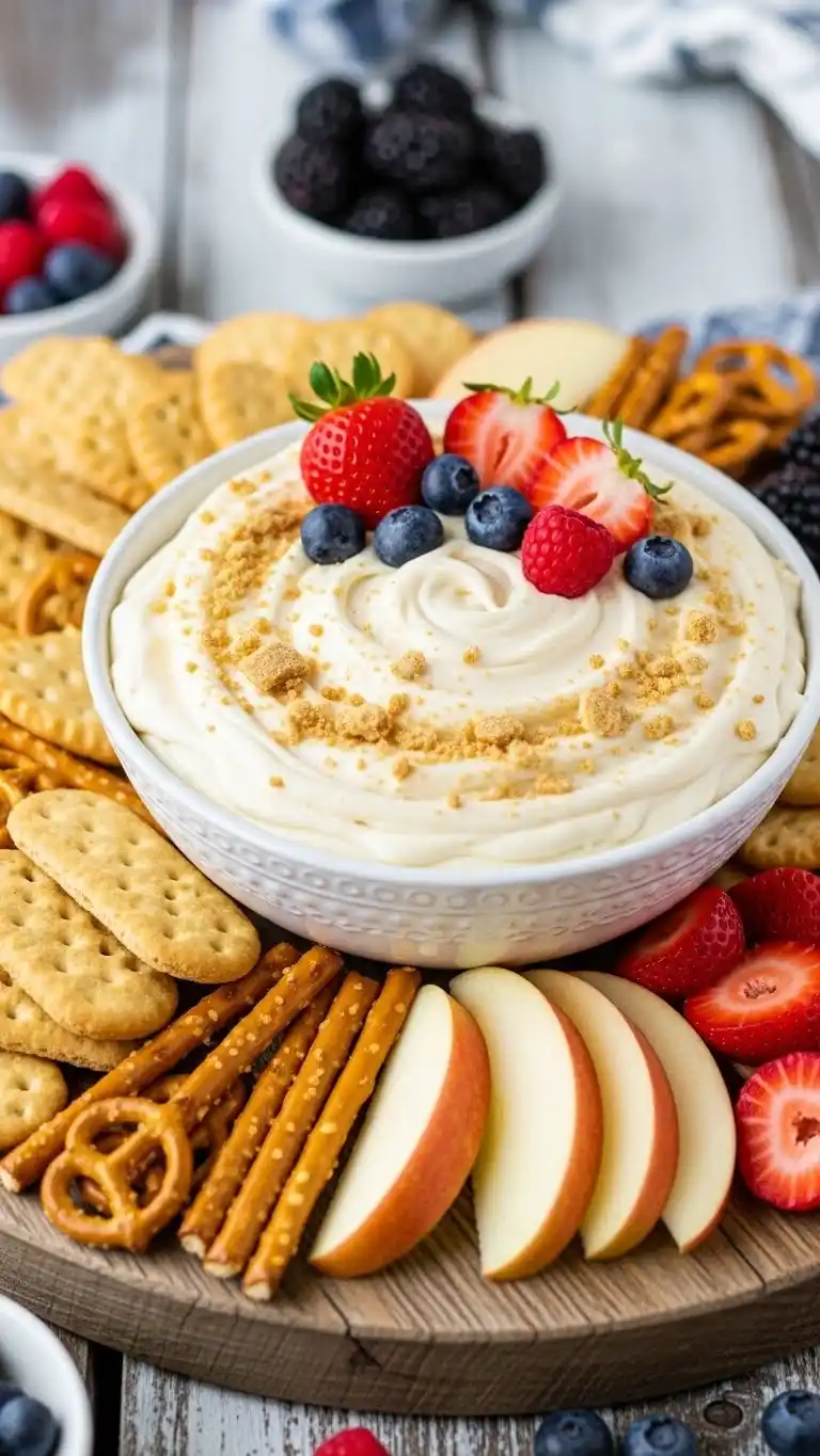 3-Ingredient Cheesecake Dip You’ll Eat With a Spoon 3 Cheesecake Dip3