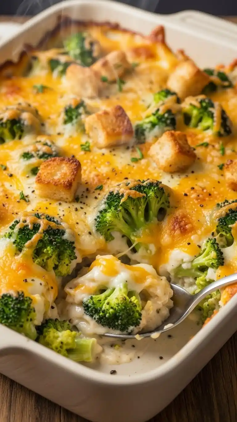 12 Creamy Holiday Side Dishes to Try This Season 8 Cheesy Broccoli Casserole0
