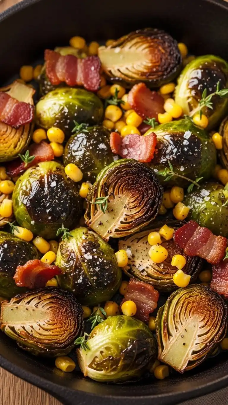 8 Corn-Based Holiday Side Dishes to Try (Your Table Deserves Them!) 6 Corn and Bacon Brussels Sprouts