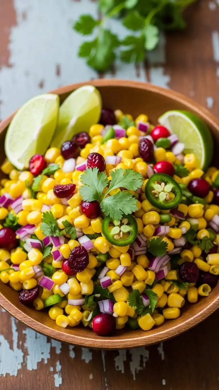 8 Corn-Based Holiday Side Dishes to Try (Your Table Deserves Them!) 9 Corn salsa with cranberries
