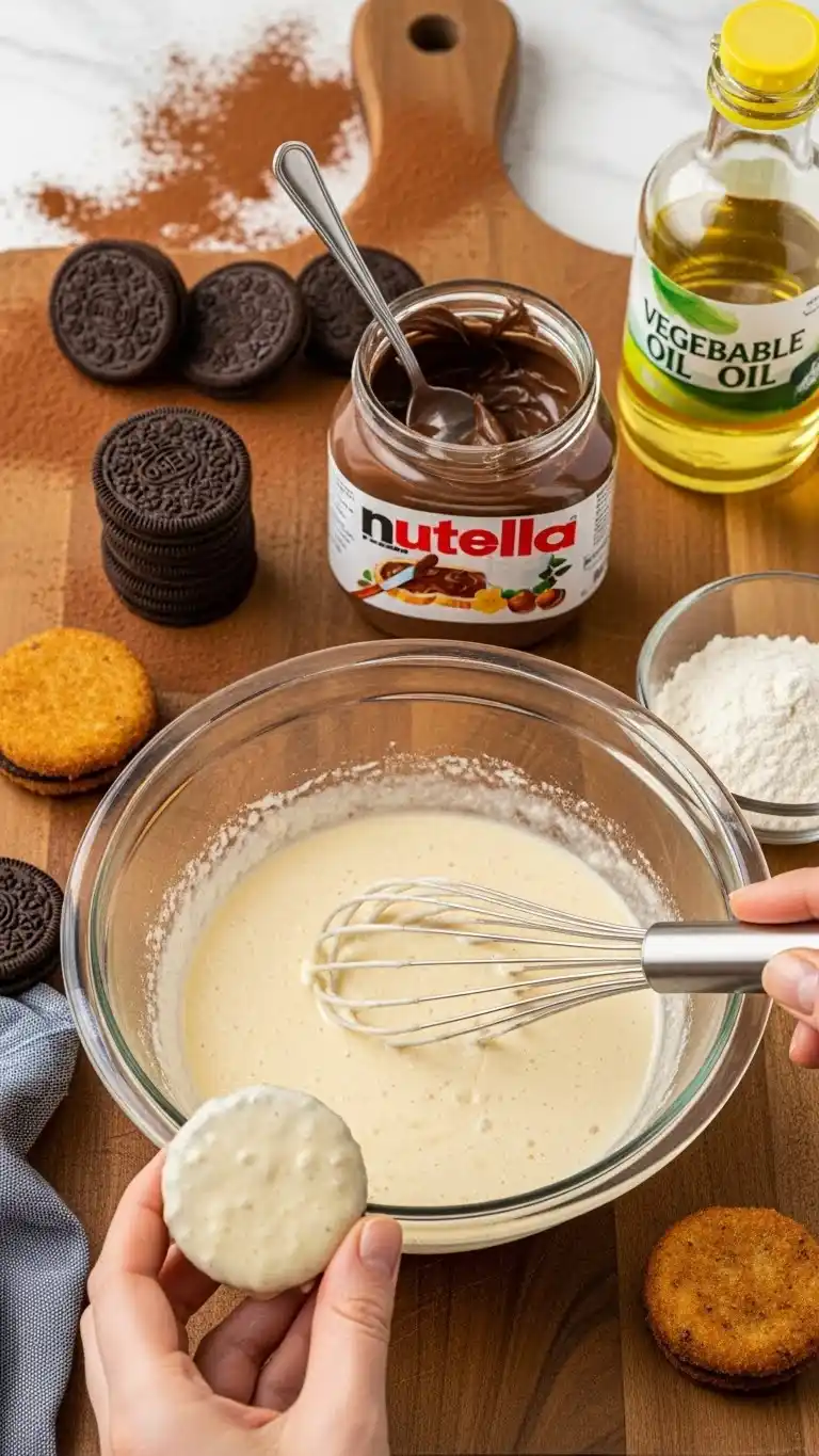 Deep Fried Nutella Oreos: Crispy, Gooey Perfection 3 Deep Fried Nutella Oreos09