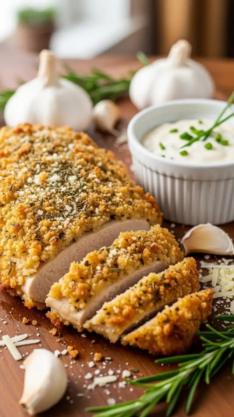 Garlic Parmesan Crusted Chicken (Baked to Perfection) 4 Garlic Parmesan Crusted Chicken3