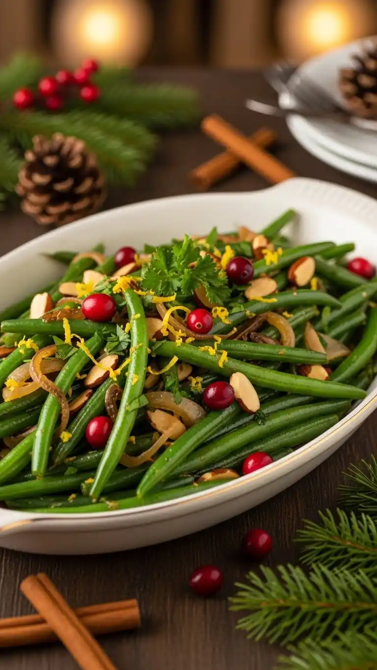 14 Easy & Delicious Bean Recipes to Complete Your Holiday Menu 3 Holiday-Style Green Bean Almondine