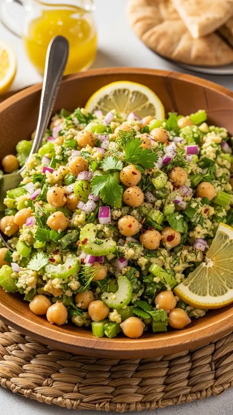 14 Easy & Delicious Bean Recipes to Complete Your Holiday Menu 5 Lemon Herb Chickpea Salad