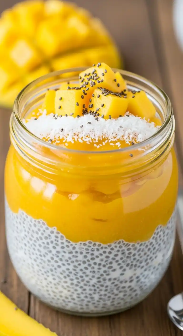 5 Quick Mango Desserts That Taste Like a Tropical Vacation 2 Mango Coconut Chia Pudding