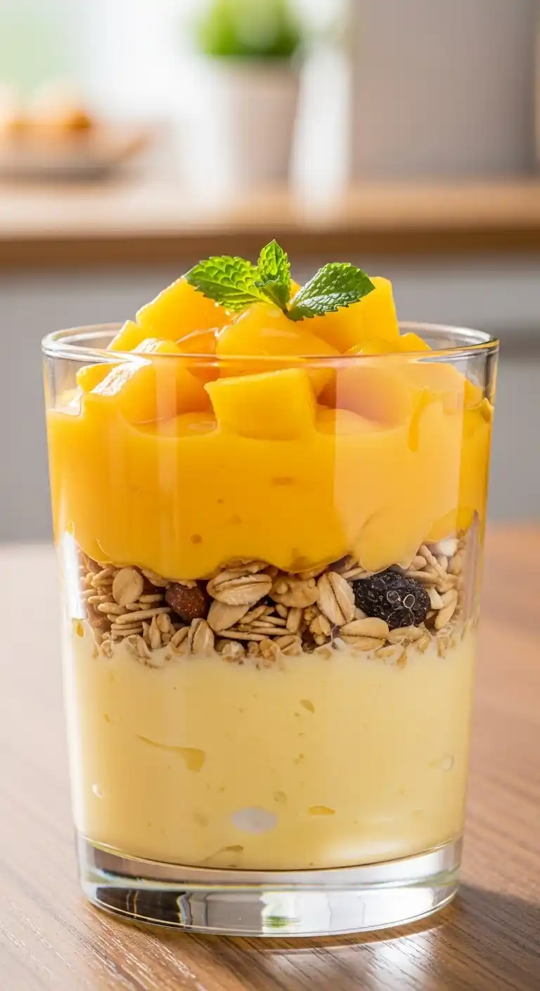 5 Quick Mango Desserts That Taste Like a Tropical Vacation 3 Mango Yogurt Parfait