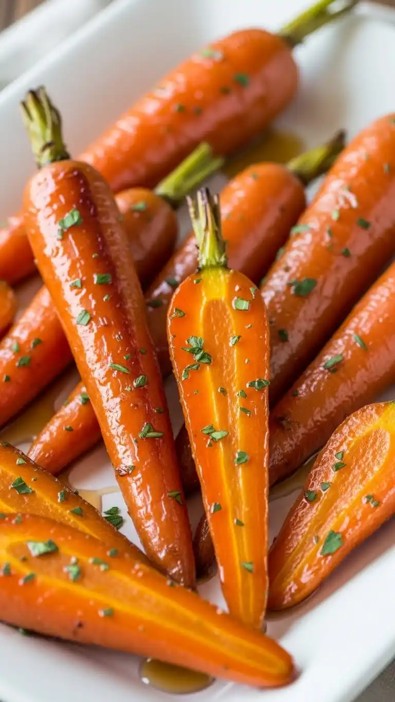 10 Easy Thanksgiving Appetizers and Sides 4 Maple-Glazed Roasted Carrots