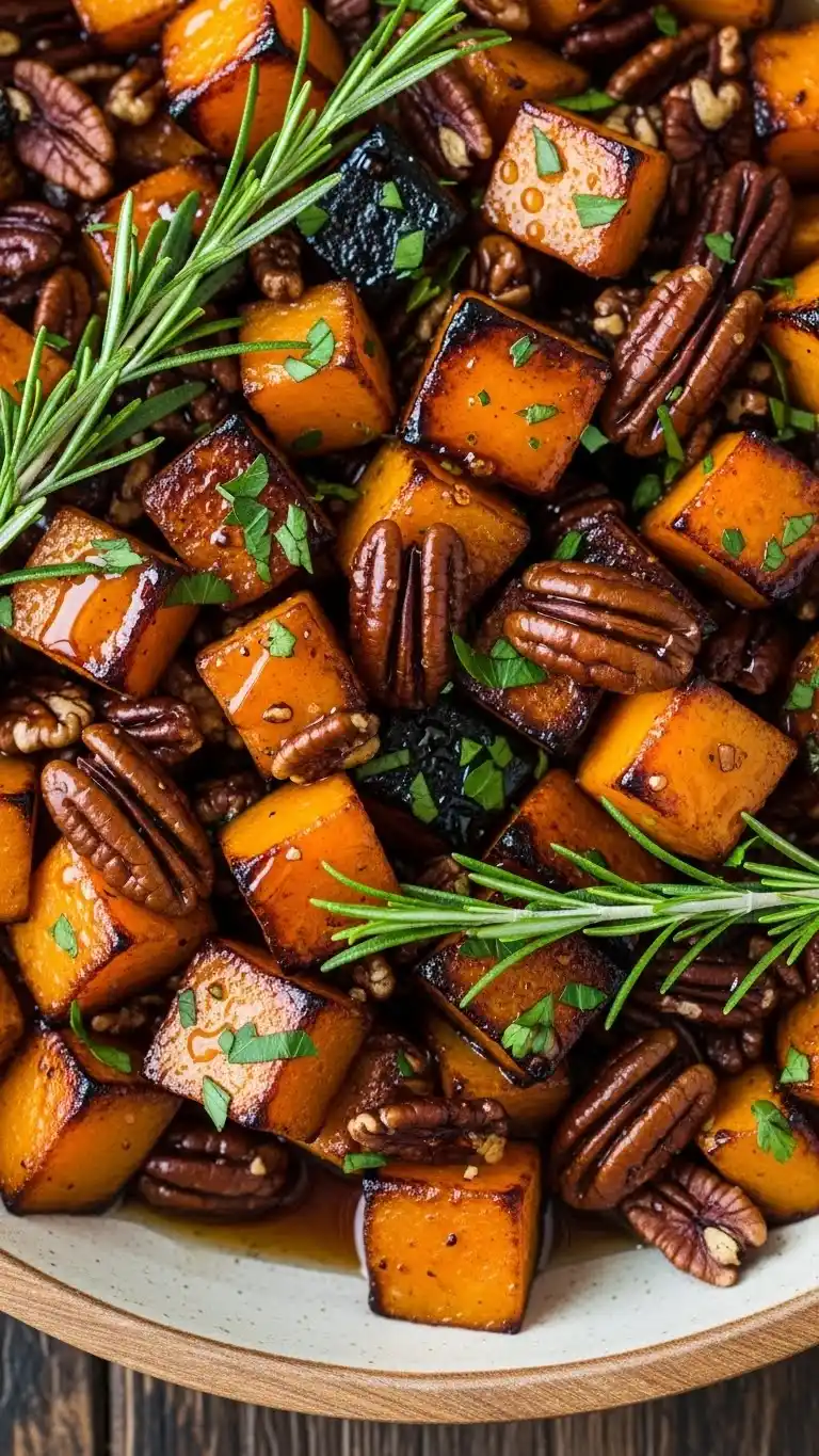 11 Sweet and Savory Holiday Side Dishes You Must Try 12 Maple Pecan Roasted Butternut Squash
