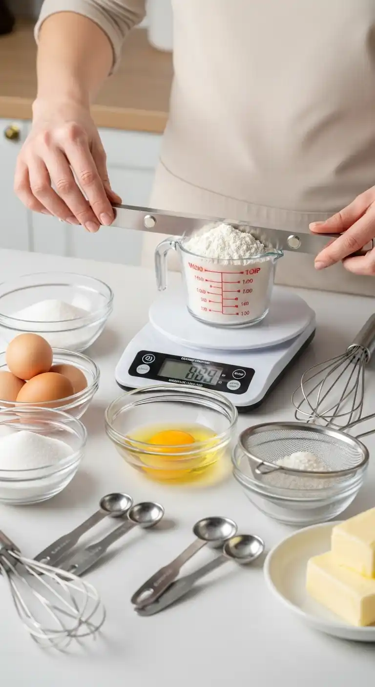 10 Easy Baking Tips for Beginners That Actually Work 2 _Measure Ingredients Like a Pro