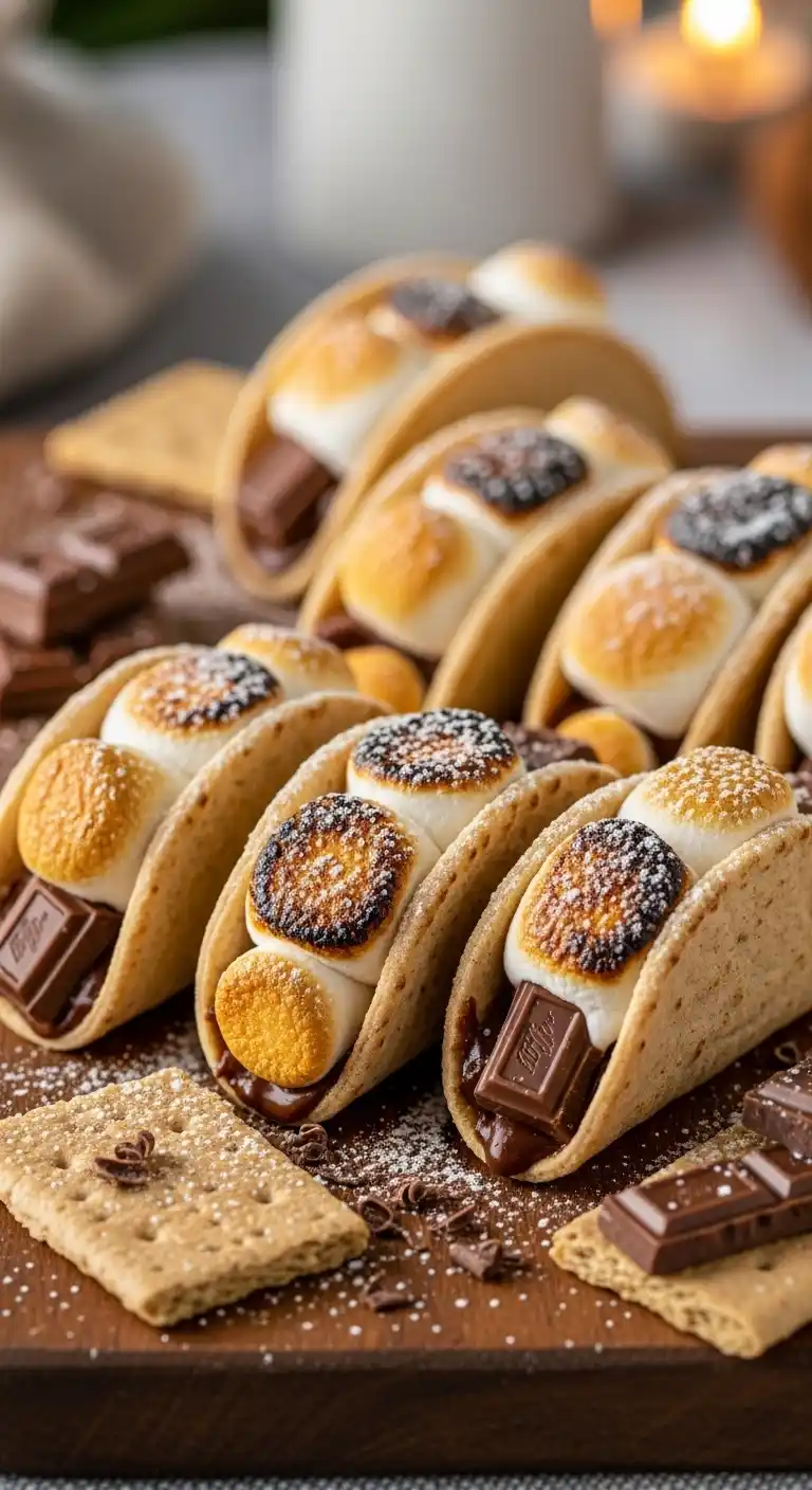 Mini S’mores Tacos That’ll Steal the Show 4 Mini S’mores Tacos3