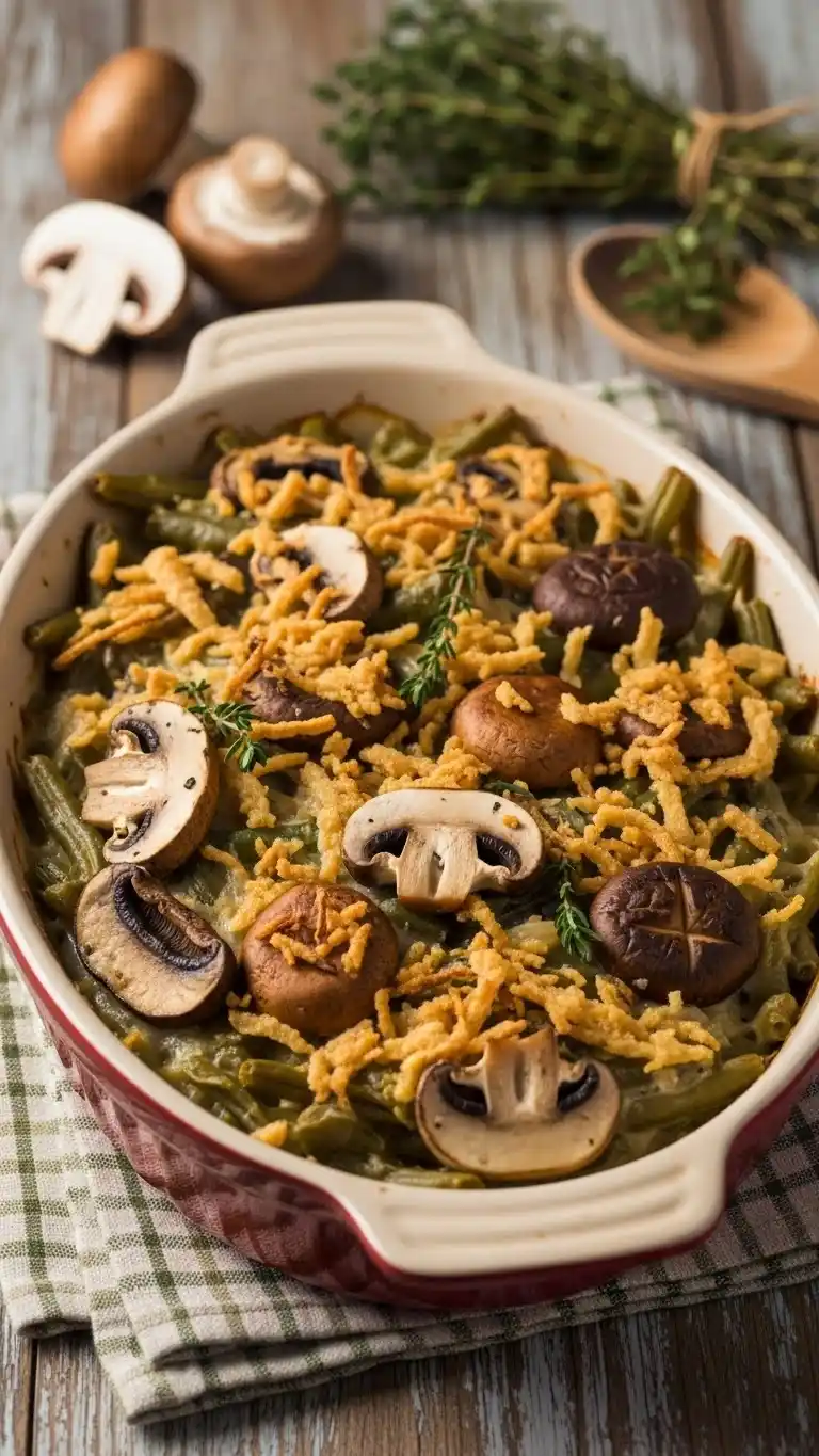 8 Must-Try Classic Green Bean Casseroles 4 _Mushroom Lover’s Green Bean Casserole2