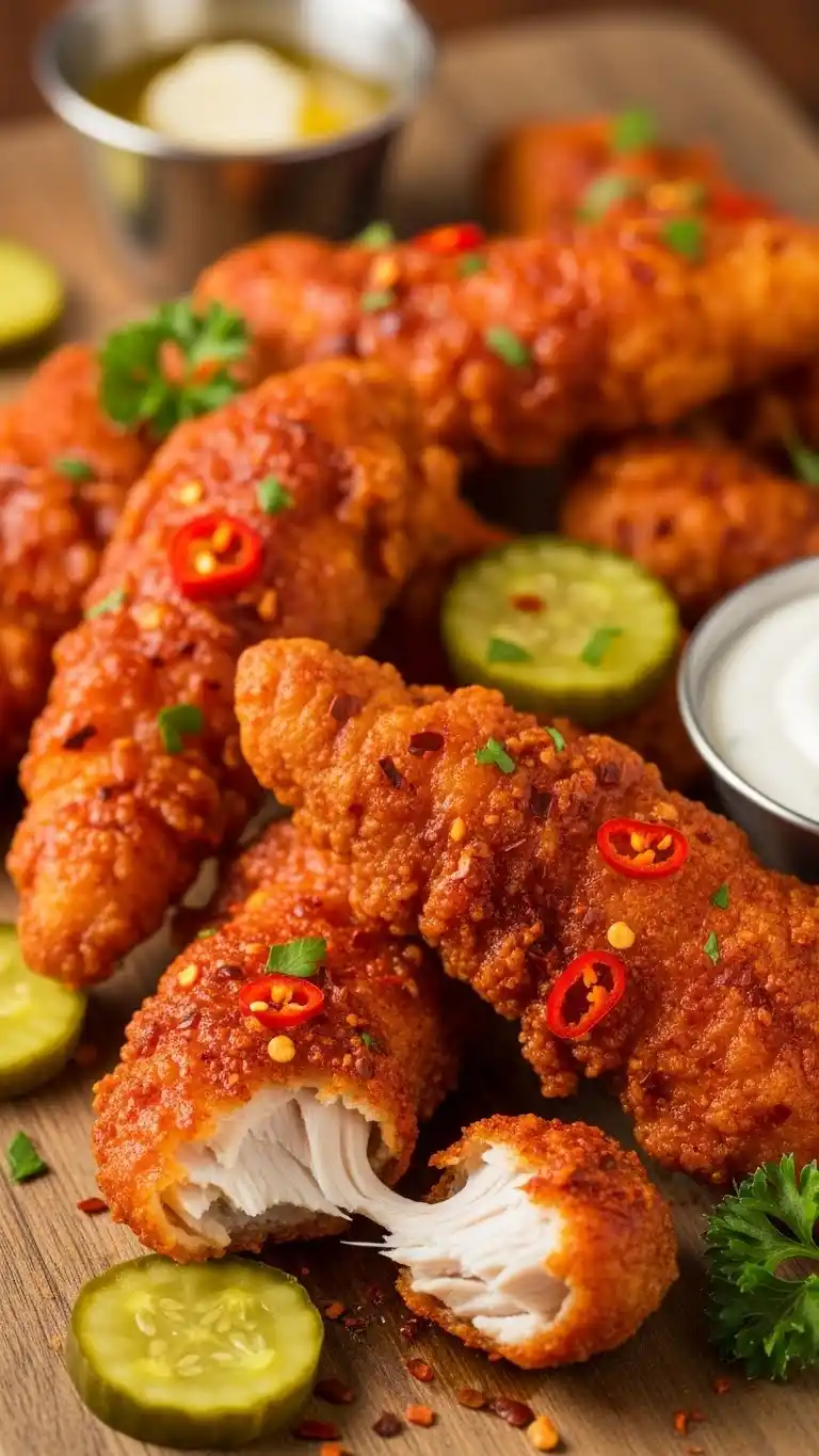 Spicy Nashville Hot Chicken Tenders Everyone Will Love 4 Nashville Hot Chicken Tenders3