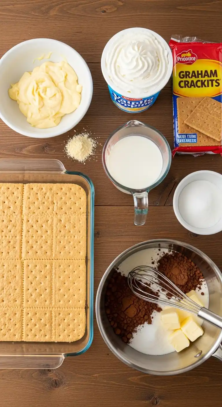 No-Bake Eclair Cake That Steals the Potluck Spotlight 3 No-Bake Eclair Cake