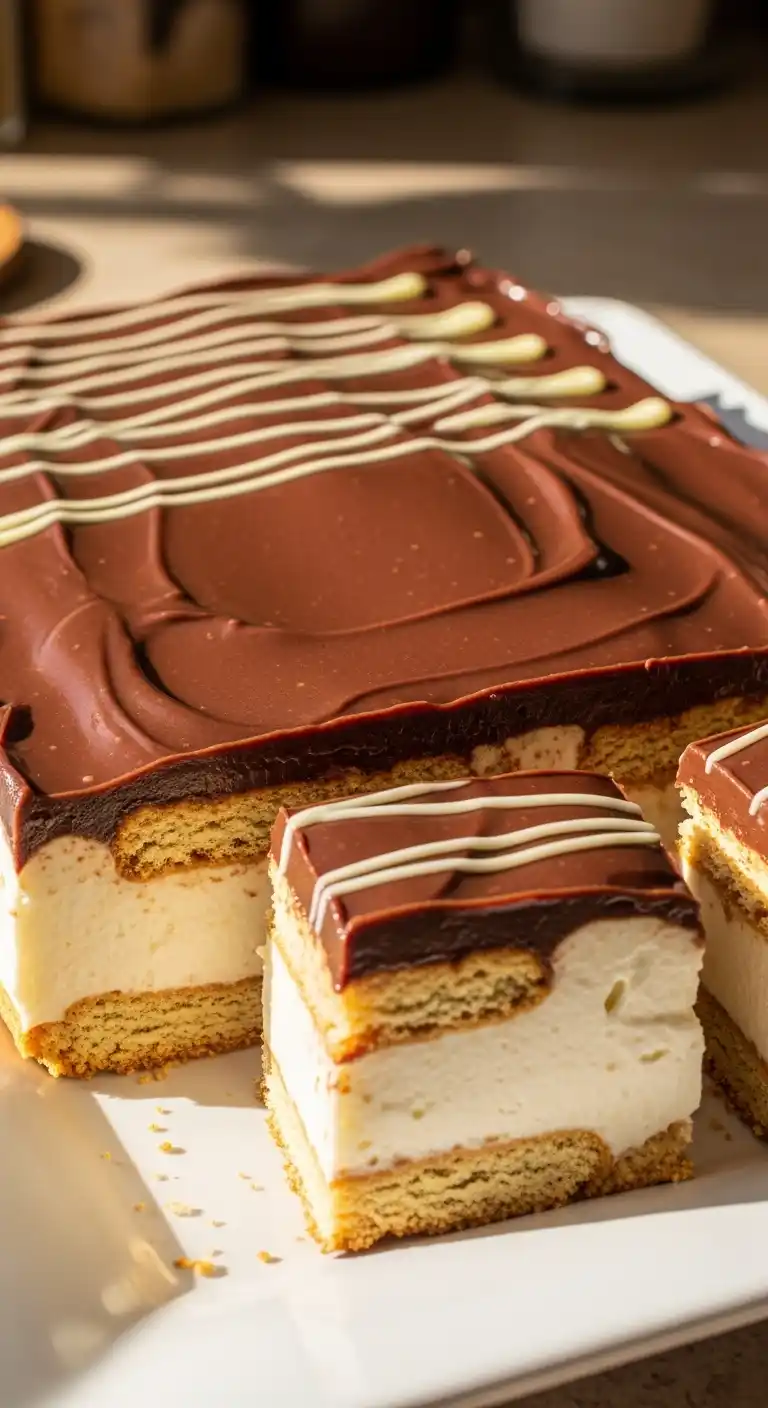 No-Bake Eclair Cake That Steals the Potluck Spotlight 4 No-Bake Eclair Cake3
