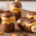 Nutella Peanut Butter Banana Pops: Frozen Fun! 2 Nutella Peanut Butter Banana Pops5