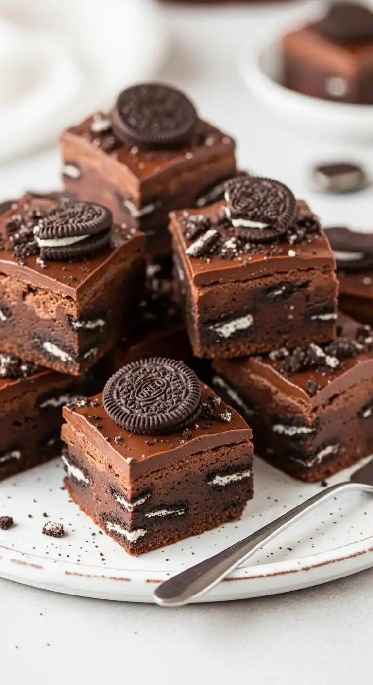 6 Oreo Dessert Ideas Everyone Will Beg You to Make Again 3 Oreo Chocolate Fudge Squares
