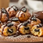 Oreo Churro Bites with Gooey Nutella Dip 2 Oreo churro bites with Nutella dip