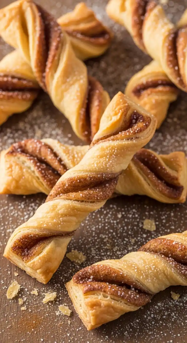 Flaky Puff Pastry Cinnamon Twists Everyone Grabs 4 Puff Pastry cinnamon Twists