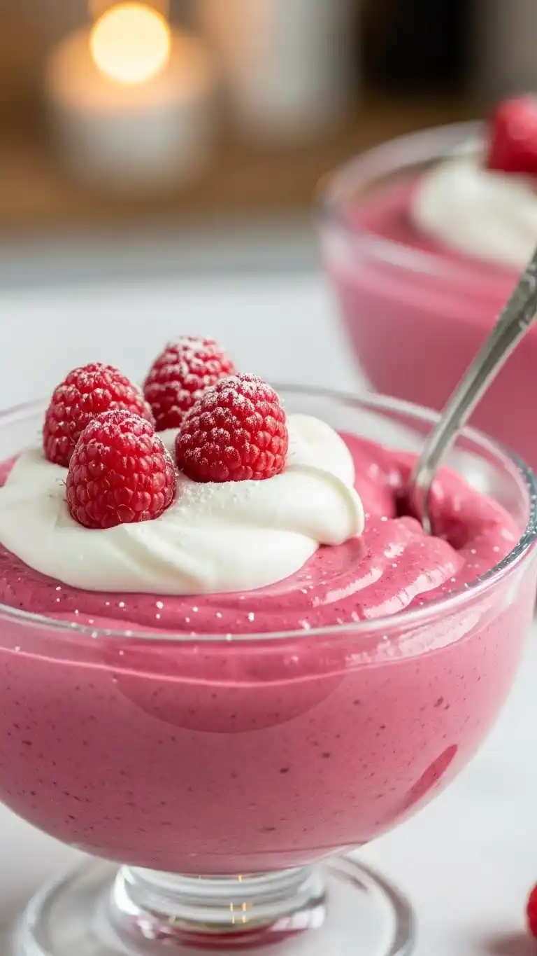 Fresh Raspberry Pudding That’s Smooth, Sweet & Tangy 4 Raspberry Pudding3