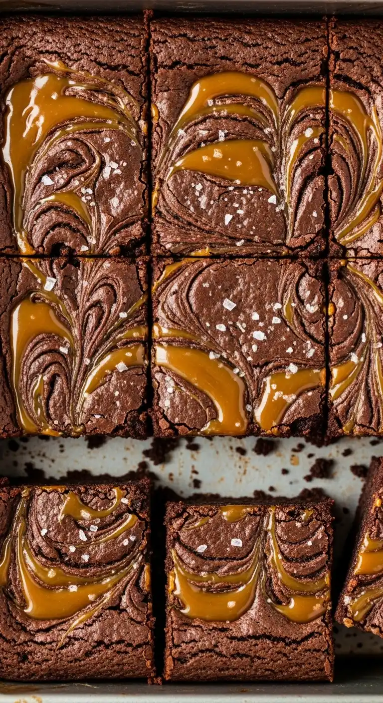 6 Brownies That Deserve Your Oven’s Full Attention (Seriously, Hide the Pan) 3 Salted Caramel Swirl Brownies