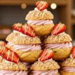 Strawberry Cream Puffs That Look Bakery-Perfect 2 Strawberry Cream Puffs