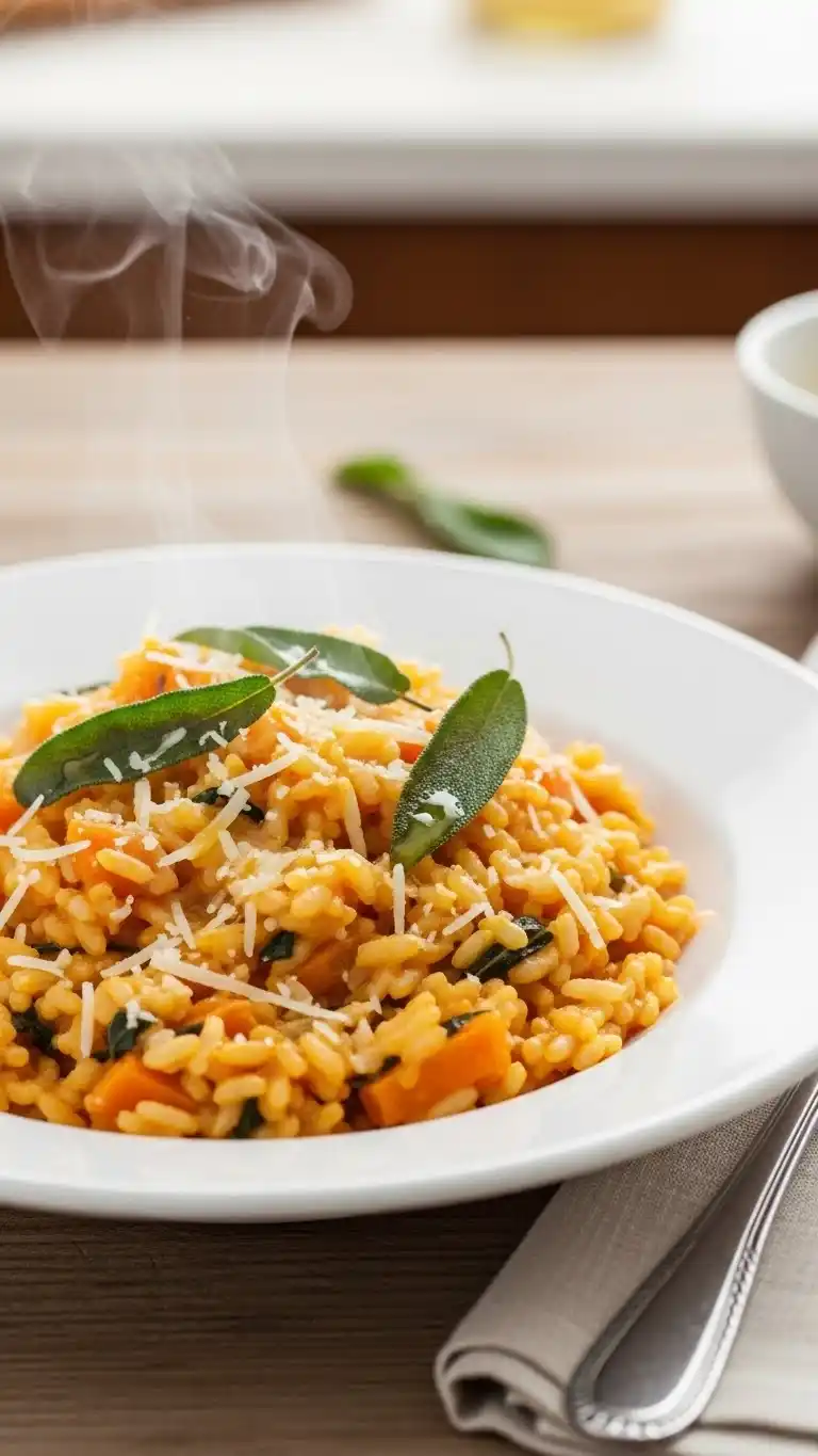 10 Delicious Sweet Potato Sides for Holiday Meals 10 Sweet Potato & Sage Risotto (1)